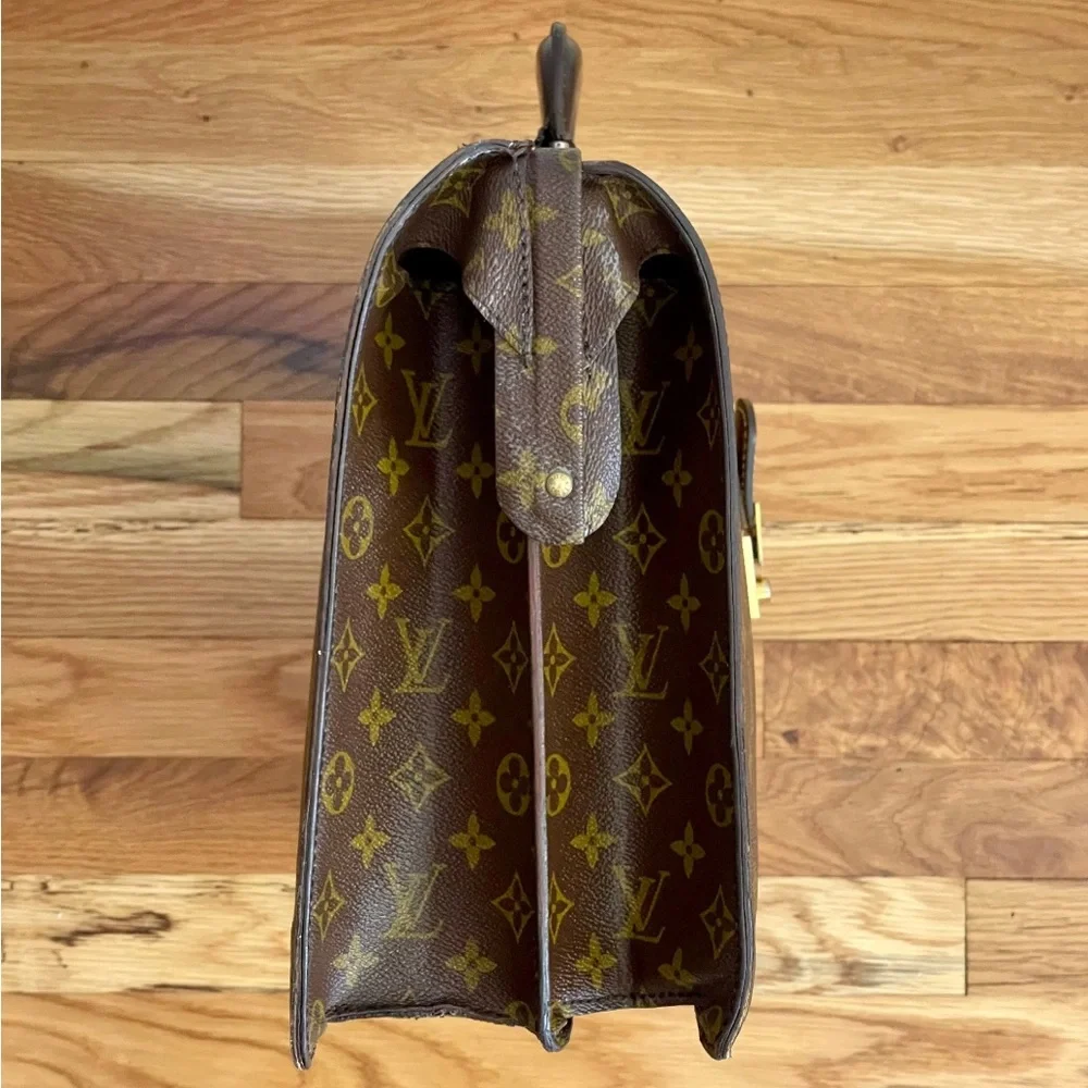 Louis Vuitton Vintage Pilot Serviette Monogram Briefcase